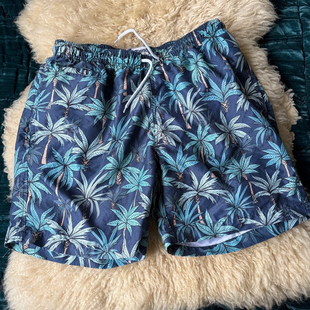 Trunks Surf and Swim Co Tropical Palm Tree Men's Swim Shorts